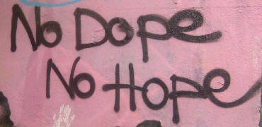 NO DOPE NO HOPE graffiti tag zurich switzerland 2014