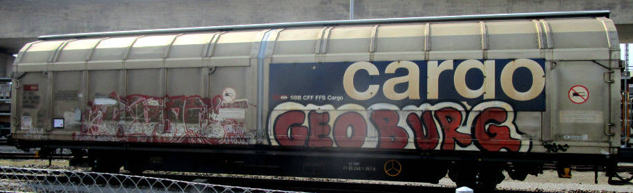 geo burg sbb graffiti gterwagen