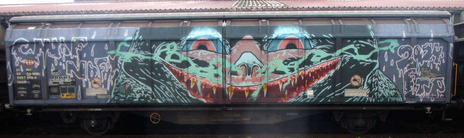 CMMF NOFX SBB-gterwagen graffiti zrich