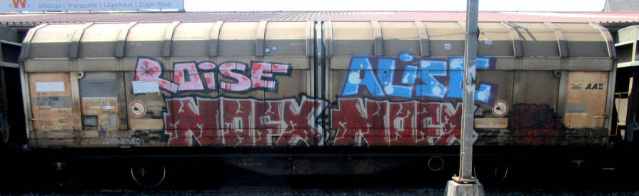 RAISE ALISE NOFX SBB-gterwagen graffiti zrich RIO REISER Der Traum