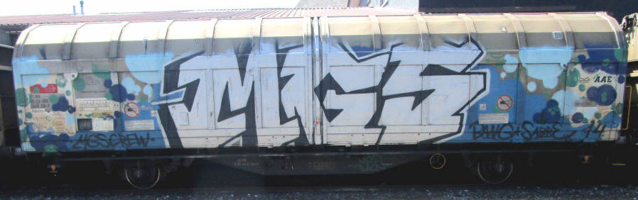 MGS SBB-gterwagen graffiti zrich