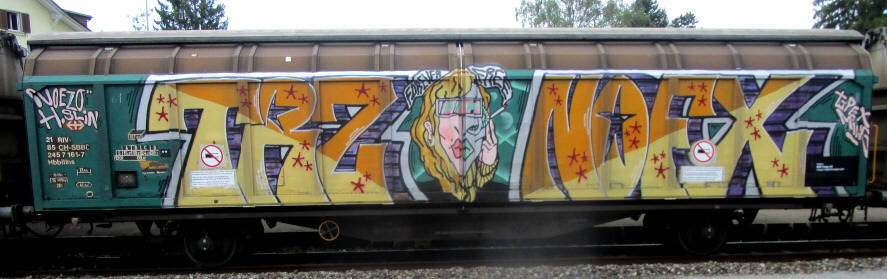 TRZ NOFX SBB-Gterwagen graffiti zrich