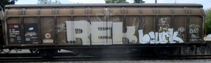REK BEURK SBB-gterwagen graffiti zrich