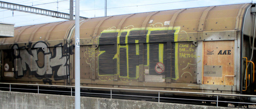 INOK ZIPO SBB-gterwagen graffiti zrich