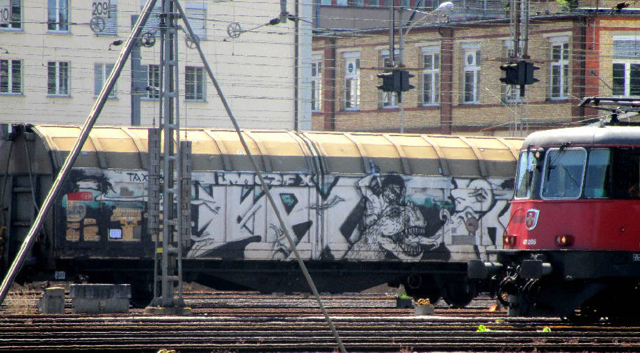 NOFX TAXI MONSTER SBB-gterwagen graffiti zrich
