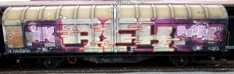 REKSBB-gterwagen graffiti zrich
