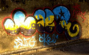 WXR graffiti zrich