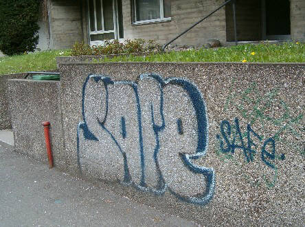 SSAFE graffiti zrich