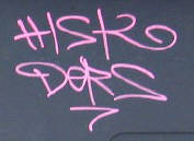 HISK DERS graffiti tag zrich