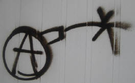 anarchist bomb graffiti zrich switzerland 2010