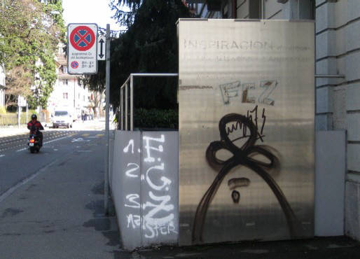 SDAK graffiti klosbachstrasse zrich