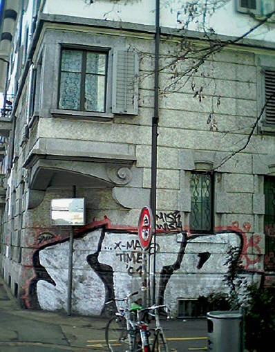 STR Graffiti von 2004 Ecke Lagerstrasse Tellgasse Zrich Aussersihl