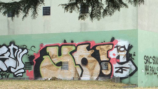 yoda graffiti zrich-wipkingen rosengartenstrasse feb 2009