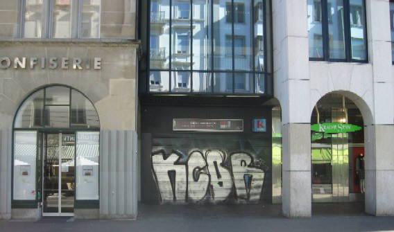 KCBR graffiti stauffacher zrich 2009
