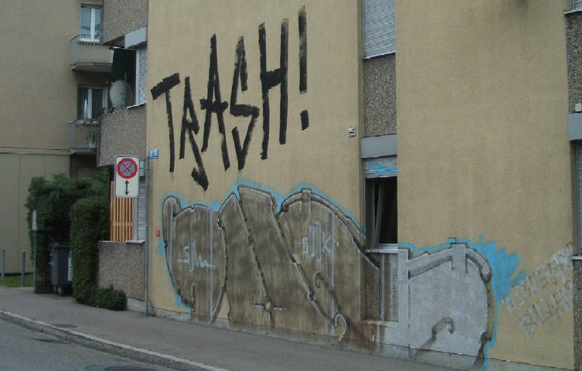 TRASH graffiti zrich SUMA graffiti zrich