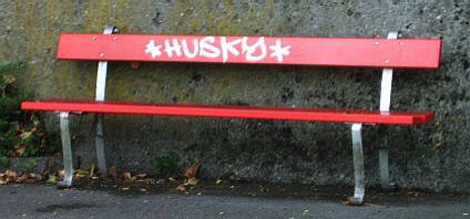 HUSKY graffiti tag zrich